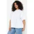 Trendyol Curve Dames Wit Effen Kort Oversized Grote maten T-shirts