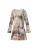 Desigual Jurk  zalm roze / zwart / wit