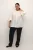 Overhemd met lang mouwen Loose fit Chalk white
