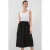 Midi Gebreide Elastische Taille Rok