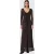 AllSaints Gabby Ls Mesh Dress Bottle Brown