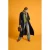 Ruby wollen oversized jas met ceintuur donkergrijs