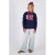 Vingino sweater met print – donkerblauw