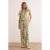 Tramontana straight high waist broek groen