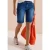Cecil Dames Slim Legs denim shorts in een casual fit in Blauw