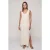 ARKET Zelia Crinkled Ecovero Dress White