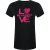 Love Moschino T-shirt Met Opvallend Logo In Zwart