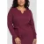 GREAT LOOKS midi jurk met textuur bordaux