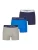 Happy Shorts Boxershorts  blauw / navy / grijs gemêleerd
