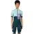 Endura Sportief fietsshirt voor dames met hoge kraag, slank model en korte mouwen (Violet)