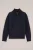WE Fashion – Jongens gebreide trui met quarter-zip – Regular fit – Donkerblauw – Katoen –