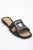 MILLIE Leer Gesp Slide (Women)