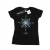 Disney Dames/Dames Frozen 2 Elsa Handtekening Sneeuwvlok Katoenen T-Shirt (Zwart)