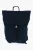 Tweekleurige nylon CITY FLAP-rugzak in blauw, zwart