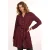 Didi tuniek met print – donkerrood