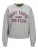 JJXX Sweatshirt ‘JXMERLE’  lichtgrijs / bourgogne