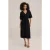 We Fashion Dress Midi Black