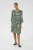 Jurk A-shape black green