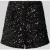 Apricot straight fit korte broek met all-over pailletten