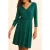 ICode Green Lurex Waffle Knit Dress Green