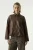 Bruine leather look jack