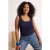 Trendyol Curve Dames Donkerblauw Effen Mouwloos Getailleerd Grote maten Blouses