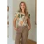 &Co Woman gebloemde T-shirt ecru
