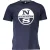 North Sails Blauwe Katoenen Heren T-Shirt