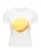 ONLY Shirt  citroengeel / wit