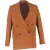 Acne Studios double-breasted blazer met zakken in bruin polyester