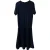 Theory T-shirt midi-jurk in zwarte wol
