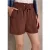 Street One Studio Dames Shorts in effen kleur in Bruin