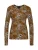 19V69 ITALIA Shirt ‘Valeska’  cognac / sepia / zwart