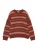 Pull&Bear Trui ‘PACIFIC’  oranje / bourgogne / rood gemêleerd