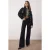 TRENDYOLMİLLA Dames Zwart Effen Wijde pijp Hoge taille Jeans