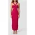 BA&SH Long Dress Fuschia