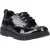Hush Puppies Keeley Meisjes Zwarte Veterschoenen Van Leer