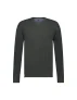 Fellows United Pullover V-neck Structure Knit Dark Green   XL