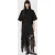 AllSaints Josie Lace Skirt Black
