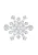 ELLI Broche  zilver / transparant