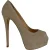 Giuseppe Zanotti Sharon platformpumps in beige suède