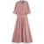 Scotch & Soda Midi Dress With Button Closure Coral