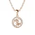 Vissen Zodiac hangers – Roségoud en kristal