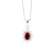 Ketting “Ruby” zilveren sieraden 925 – Kate