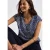 Street One Dames Gedessineerde blouse in Blauw