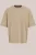 WE Fashion – Heren boxy fit T-shirt – Boxy Fit – Beige – Katoen –