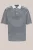 WE Fashion – Heren relaxed fit gestreepte polo met structuur – Relaxed Fit – Donkerblauw – Katoen –