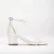 Flora Lace Bridal Laag Hak Sandalen