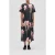 Stine Goya Flowy Short Sleeve Midi Dress Melting Flowers