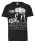 LOGOSHIRT Shirt ‘Star Wars – AT-AT’  zwart / wit